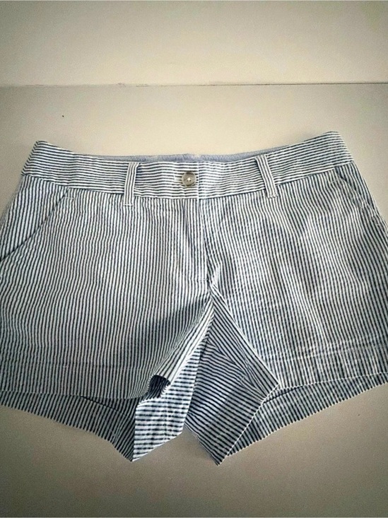 Southern Tide Pants - Southern Tide Caroline Seersucker Short Blue & White Size 2